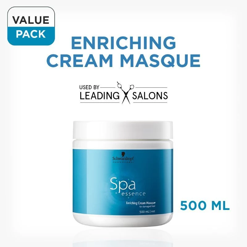 Schwarzkopf Professional SPA Essence Enriching Cream Masque For Damaged Hair, 500 ml-2.webp